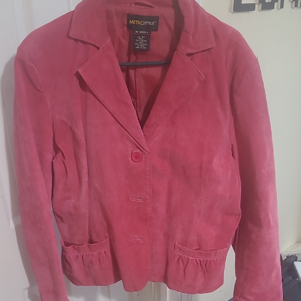 Metrostyle Women's Vibrant Pink Blazer